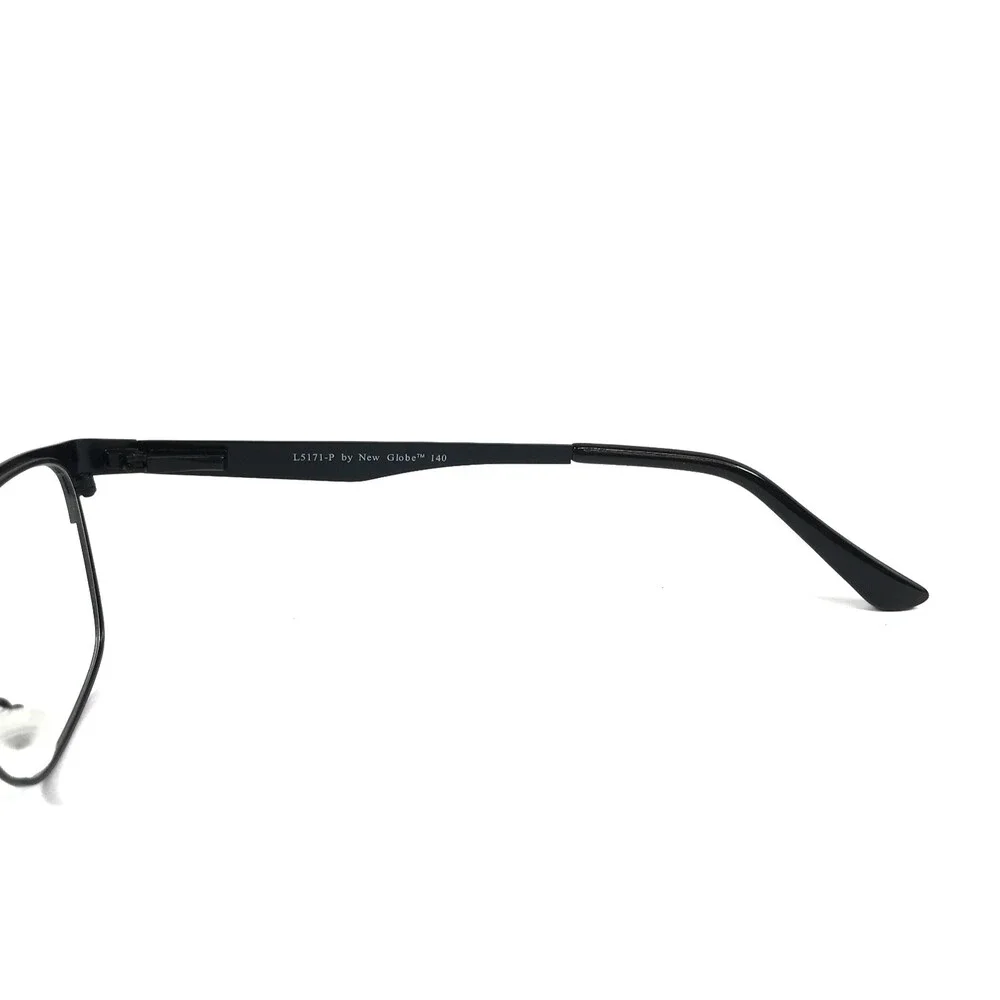 New Globe Eyeglasses Frames L5171-P BLACK Rectangle Full Rim 51-17-140